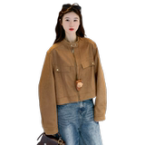 大货【新品】牛皮绒152-7169-P150-238，女装短外套，浙宝152