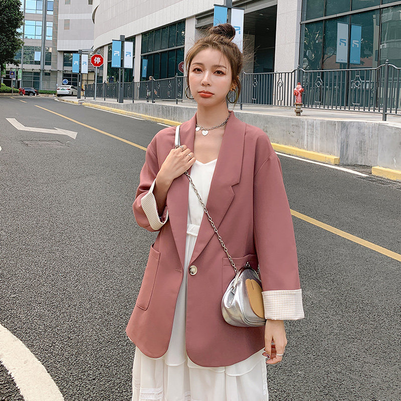 现货西装拼接外套152-945-P105-控价158,女装西装,浙宝152