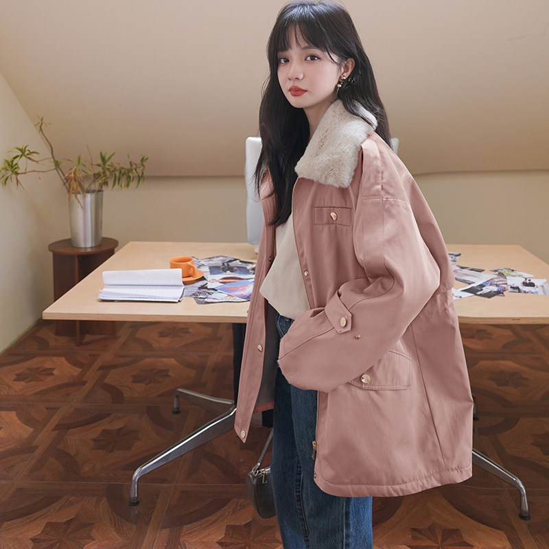 【新品11号出货】三色新款内胆兔毛派克152-9235-P185-控价268图片