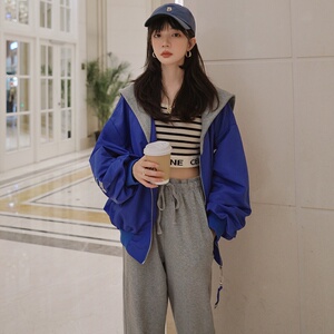 现货夹克棒球服撞色外套152-219-P115-控价168图片