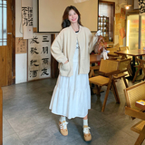 新中式国风白色棒球服女春秋2025新款独特小众高级超好看短款外套，女装短外套，浙宝152