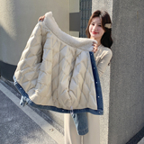 现货【新品】羽绒牛仔152-7330-P285-408，女装羽绒服，浙宝152