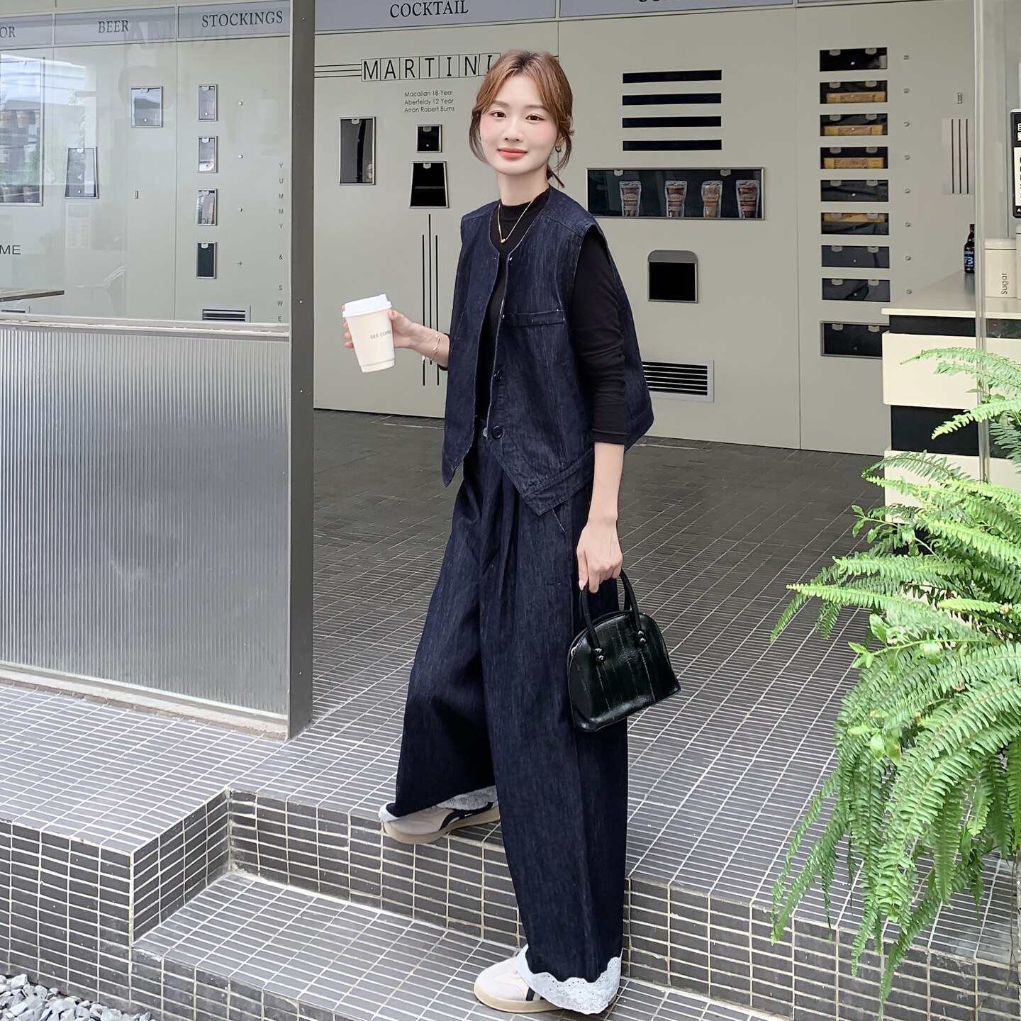现货【新品】牛仔两件套装152-7181-P175-258,女装套装/套裙,浙宝152