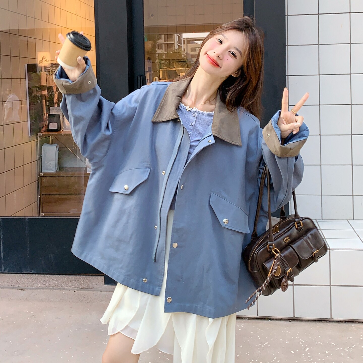 大货【新品】撞色152-7185-P155-238,女装短外套,浙宝152