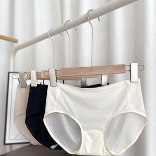 夏薄小冰皮80339裸感爽滑奶皮裤中腰包臀无痕内裤女环保三角裤头