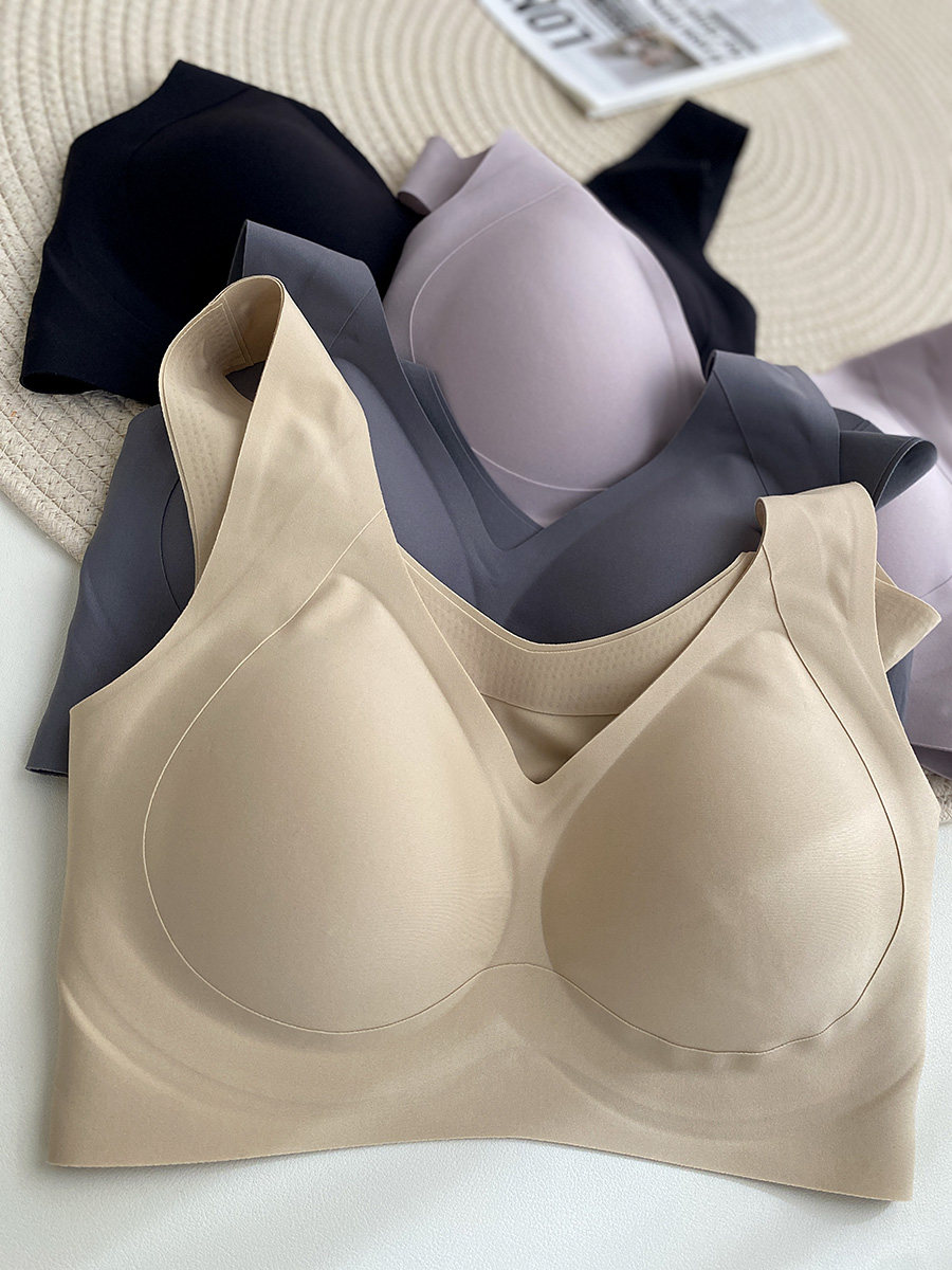 无痕养护乳胶棉杯文胸内衣