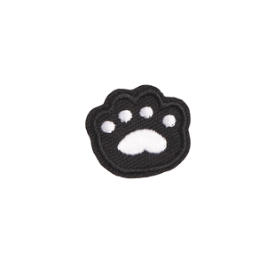 自粘脚印羽绒服补丁贴修补破洞无痕衣物帽子书包装饰小号刺绣贴图