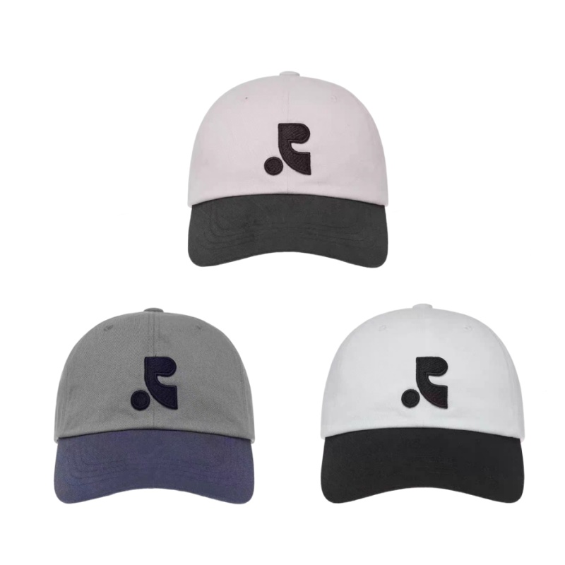 张康乐同款百搭刺绣拼色棒球帽男