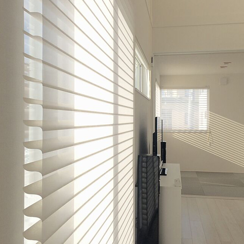 香格里拉帘窗帘卷拉式卷帘遮阳帘遮光帘办公室柔纱帘电动百叶窗竖