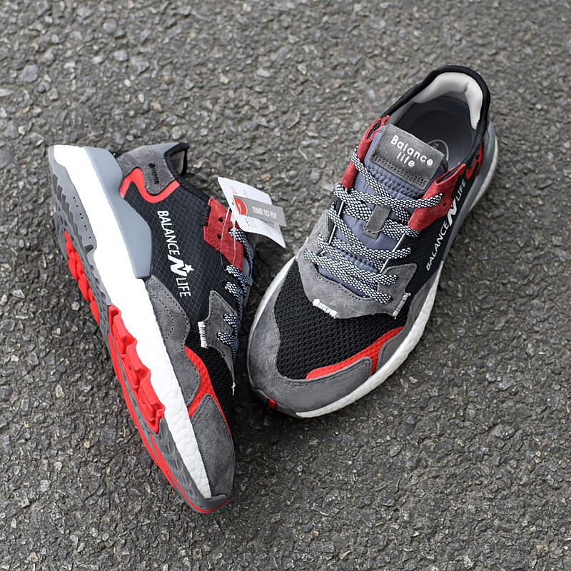 nite jogger正品boost爆米花男鞋跑步鞋官方旗舰店奥莱名牌运动鞋