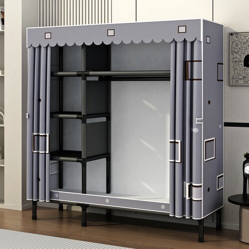 衣柜家用卧室组装出租房小号衣橱