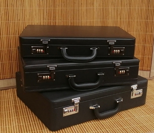 复古男士商务公文箱手提箱16寸密码箱多功能贵重物品收纳箱电脑箱