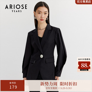 OL风小西服休闲外套10211313 职业装 ARIOSEYEARS春款 小西装