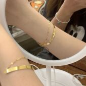 原创满天星手链ins小众设计简约气质冷淡风森系韩版 双层闺蜜 个性