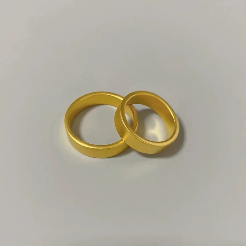 仿真黄金古法传承素金戒指指环