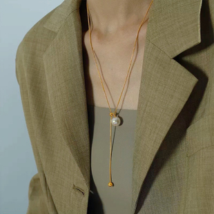 职场氛围感神器珍珠项链演绎知识分子穿搭美学精选锁骨链低调奢华