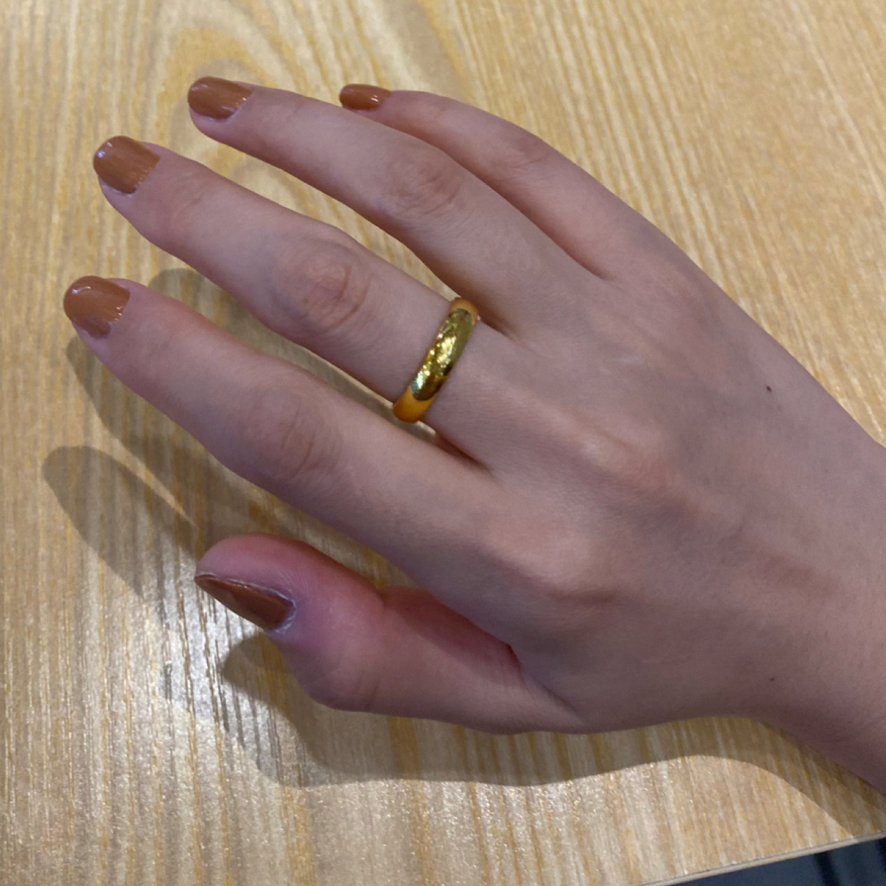 高级感品味男女简约情侣指环