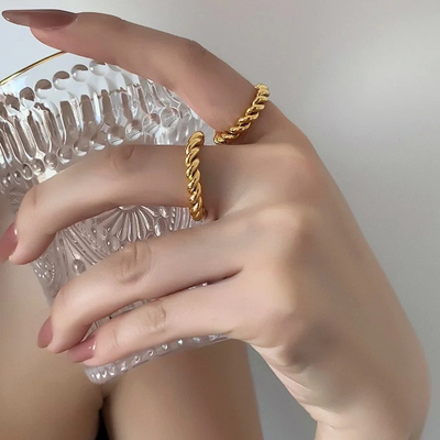 韩国设计师博主同款高保色金银