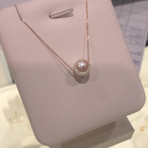 轻奢珍珠项链女单颗锁骨链