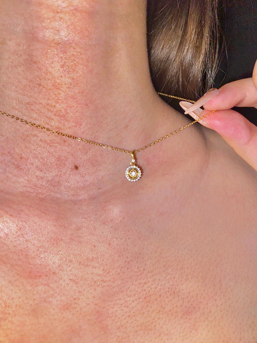 看得到精致!S925银【命运罗盘】镀18K金锁骨链轻奢礼物百搭项链女