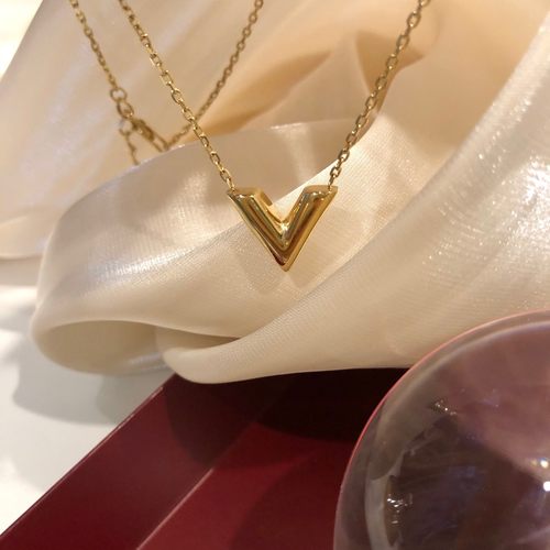 轻奢气质显白显瘦V字锁骨链