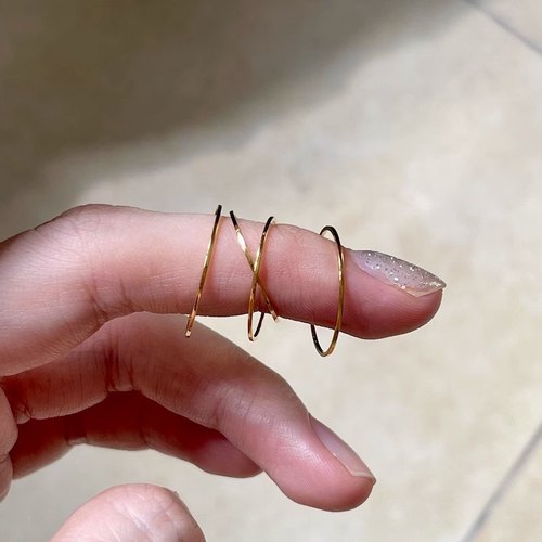 遇水不掉色经典细款戒指