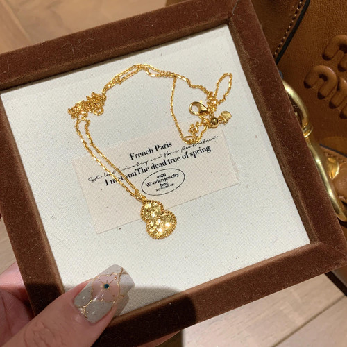 碎碎冰葫芦项链轻奢项链