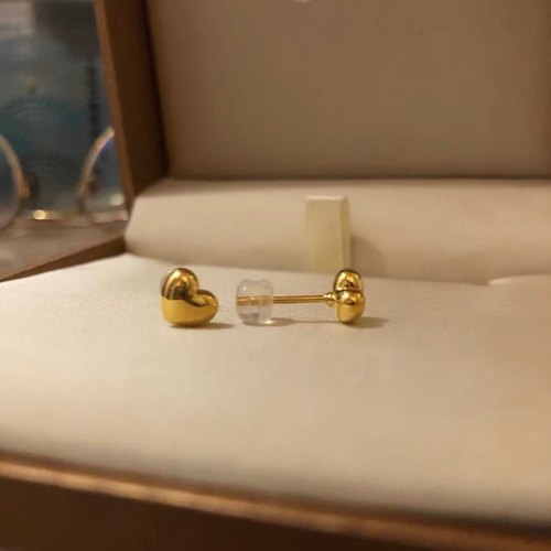 珠宝展日本3D爱心耳钉