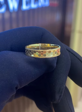 仿真金定制版情侣轻奢戒指