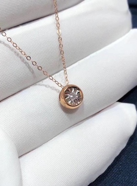 原创法式小众高级感纯银锁骨链