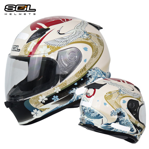 台湾SOL全盔四季摩托车全盔