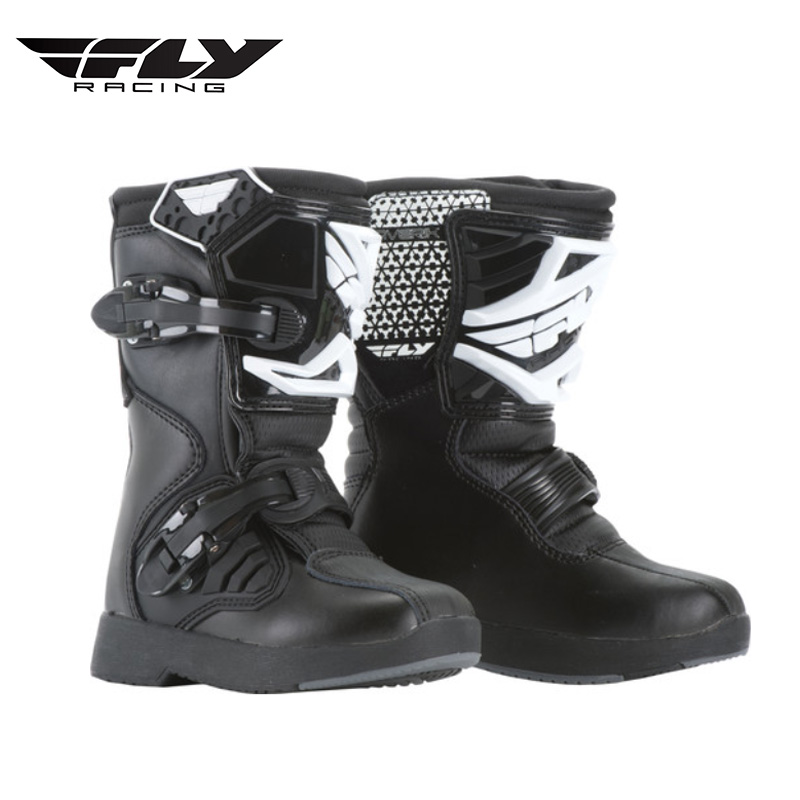 清仓FLY RACING美国越野摩托车骑行装备儿童骑行靴防摔鞋卡丁车