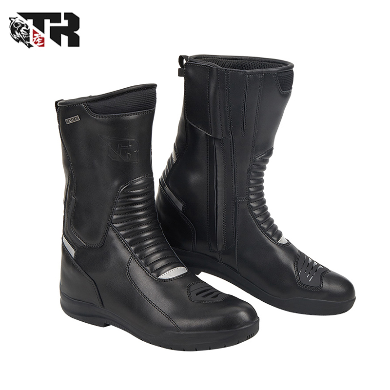 虎牌TR机车靴短靴长靴透气防水鞋