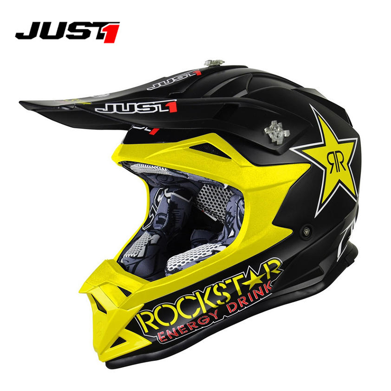 just1意大利摩托车头盔越野盔骑行赛车骑士装备安全帽拉力男女J32