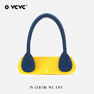 mini OVCVC牛仔提手 Bag 配件 可用obag包