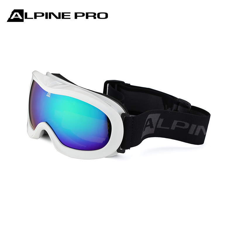 阿尔派妮滑雪镜儿童双层防雾男童女童大球面滑雪眼镜装备可卡近视