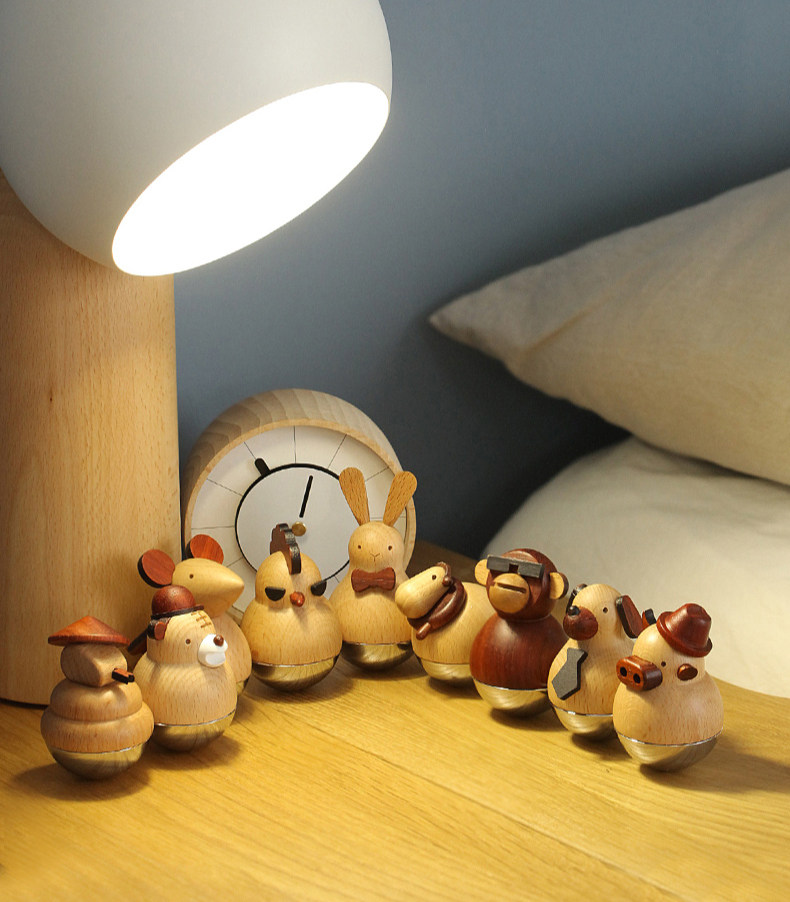 【兔LALA】shuter life树德生活馆十二生肖不倒翁摆件创意礼品