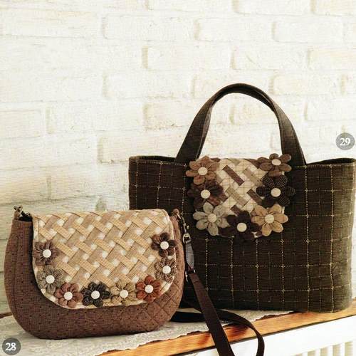 图纸 手工布艺DIY 实物1:1图纸T894 两个包图纸复印件 没成品