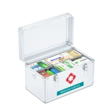 Фармацевтическая коробка Семейная установка Домохозяйство Большой -заполнение неотложной ящика.