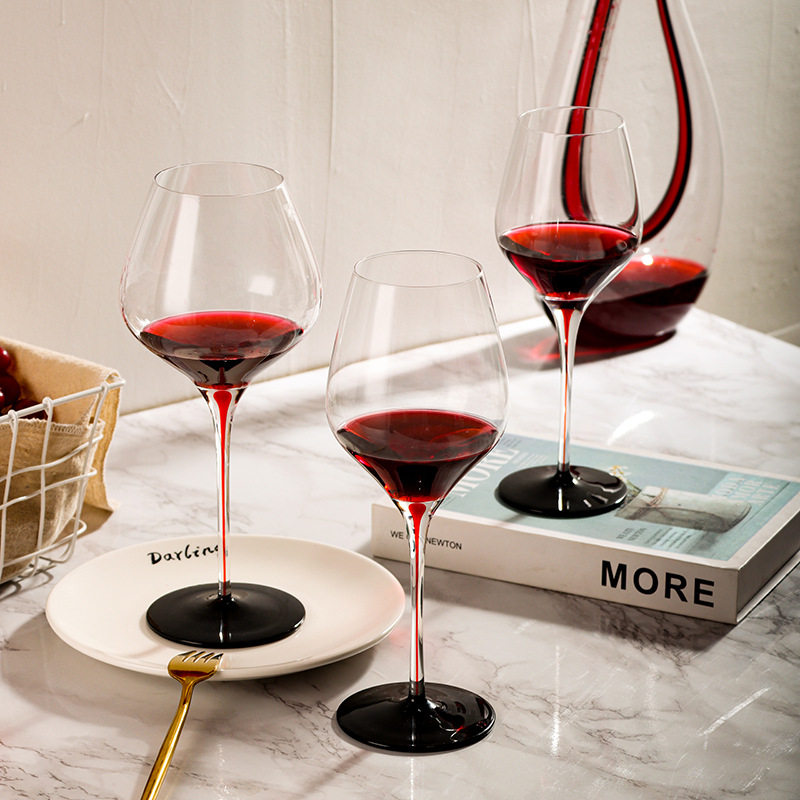 LANGNA黑领结高脚杯高档酒具