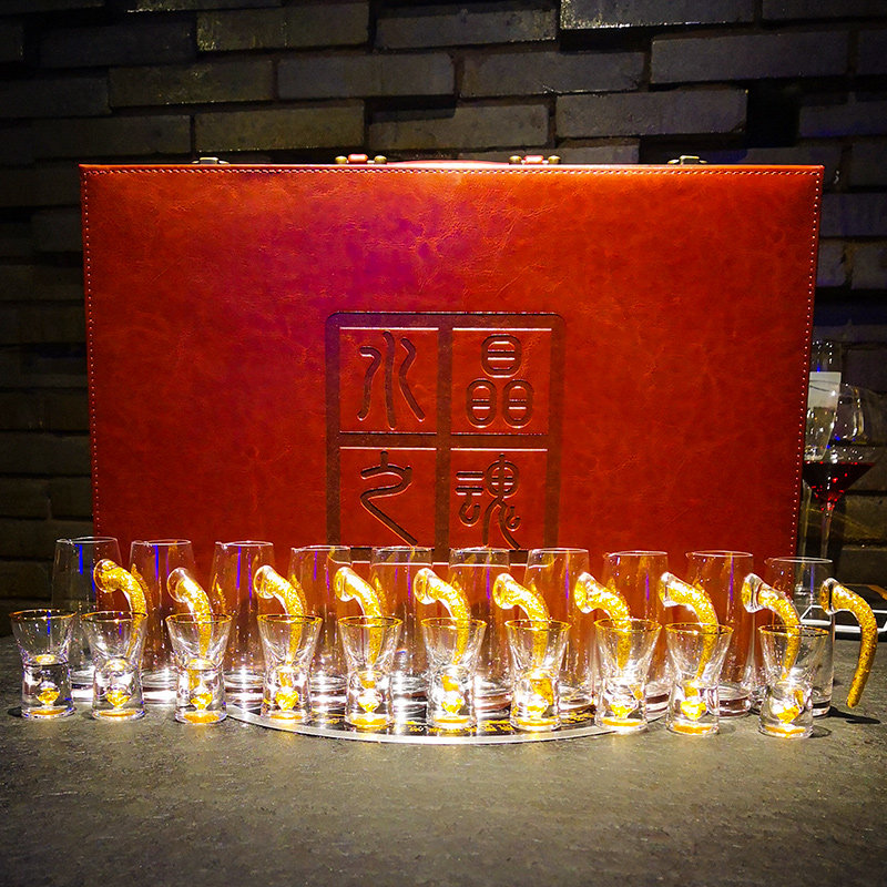 LANGNA白酒杯无铅手工家用礼盒