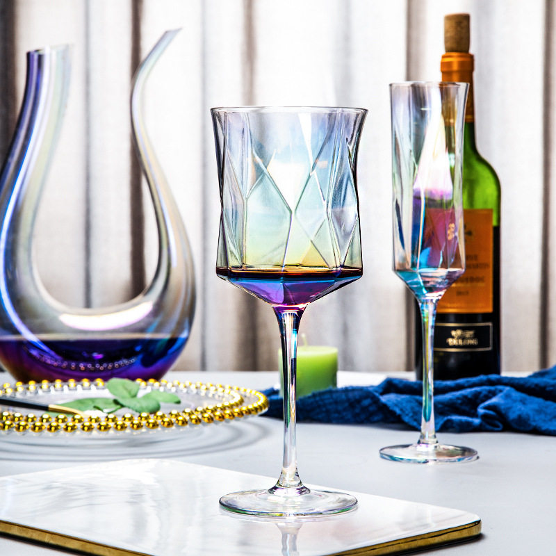 LANGNA几何水晶高脚杯