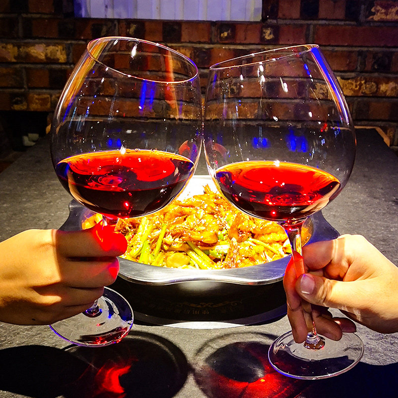 红酒杯套装家用奢华6件套大肚子