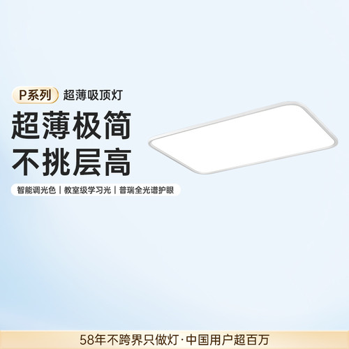 德国柏曼护眼小客厅吸顶灯普瑞