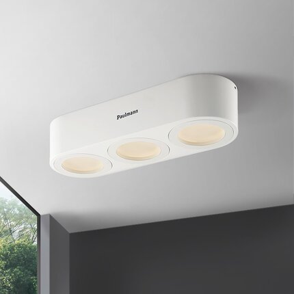 德国柏曼明装护眼斗胆灯泛光射灯 客厅无主灯走廊防眩筒灯led灯具