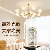 德国柏曼轻奢客厅吊灯 美式 现代简约大气主灯分子灯餐厅智能灯具
