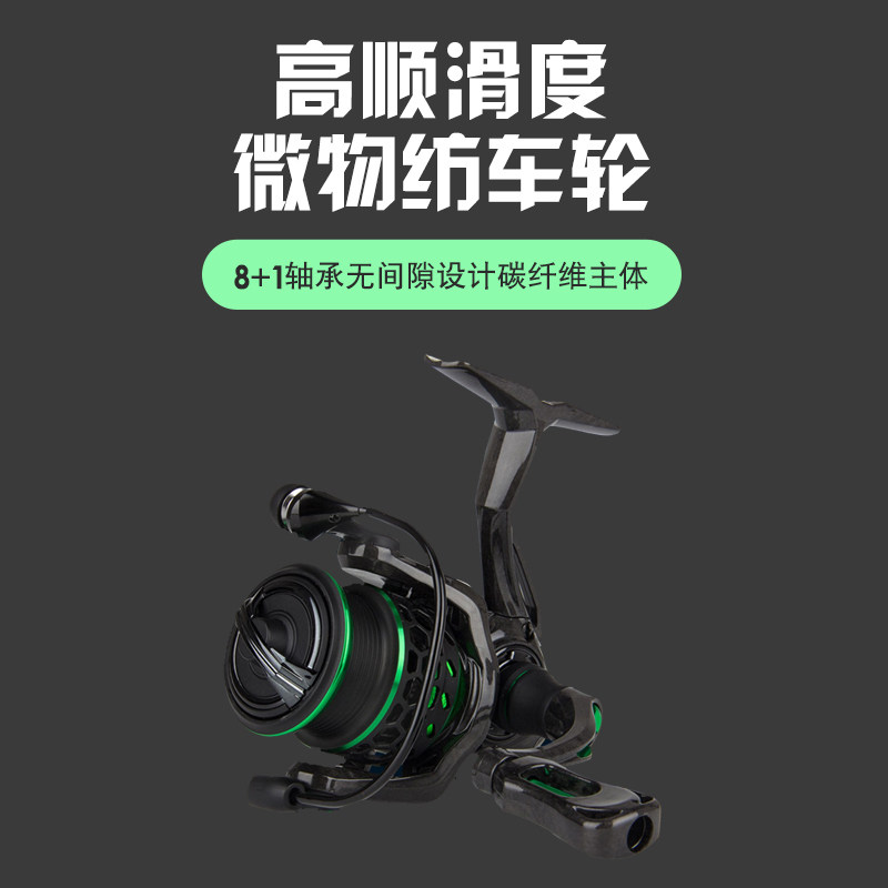 鱼乐YOLO轻羽斜口浅线杯渔线轮