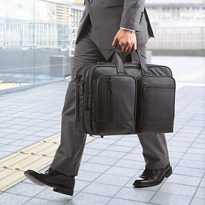 日本SANWA商务电脑包双肩背包