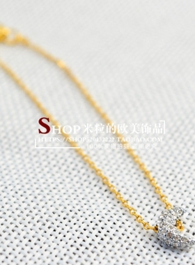 欧美风满钻月亮百搭款手环现货