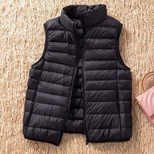 男女同款秋冬季新款轻薄棉服马甲男立领背心轻便内外穿坎肩外套
